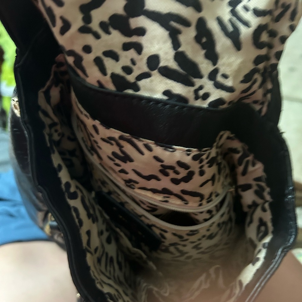 Black Jessica Simpson backpack purse